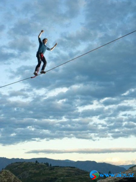 Möhtəşəm bir Slackline [ExCLuSiVe - 13 Foto]