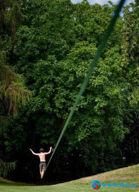 Möhtəşəm bir Slackline [ExCLuSiVe - 13 Foto]