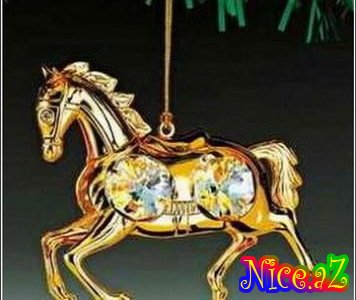 Svarovskidən Yolka oyuncaqları