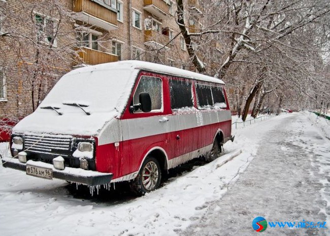 Buz bağlamış Moskva [FOTO]
